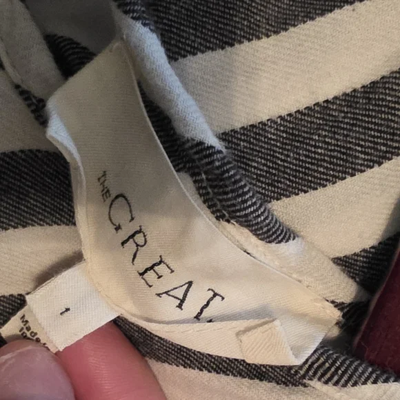 THE GREAT.  Striped Cotton Midi Dress Size 1 - Picture 5 of 13